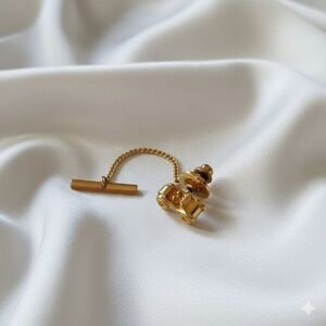 Sarah Coventry Tie Tack Stick Pin Racecar Sports Car Gold Plated Auto Collector